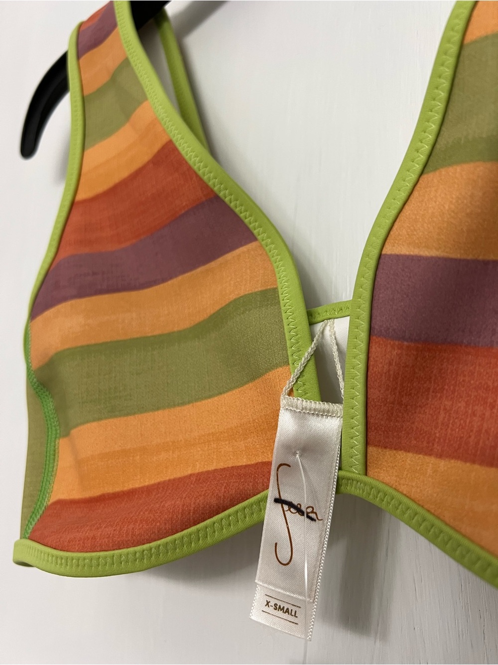 Seea Striped Darla Bikini Top - Picture 3 of 9